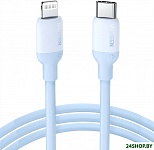 US387 20313 USB Type-C - Lightning (1 м, голубой)
