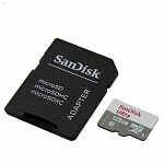 Картинка Флеш карта microSDXC 128Gb Class10 SanDisk SDSQUNR-128G-GN6TA Ultra Light + adapter