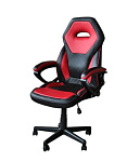 Картинка Кресло геймерское Mio Tesoro Поло X-2768 (черный/красный)
