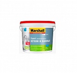 Картинка Краска Marshall Export Кухни и ванные 0.9 л BW (матовый белый)