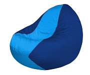 Картинка Бескаркасное кресло Flagman Classic К2.1-202 (голубой/синий)