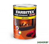 Картинка Эмаль Farbitex ПФ-266 0.8 кг (красно-коричневый)