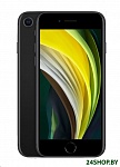 Картинка Смартфон Apple iPhone SE 64GB Воcстановленный by Breezy, грейд A (черный)