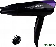 Картинка Фен Viconte VC-3725 (черный/фиолетовый)