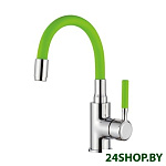 Картинка Смеситель Ledeme L1399-5 (хром/зеленый)