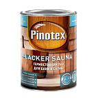 Картинка Лак Pinotex Lacker Sauna 20 полуматовый 1 л