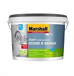 Картинка Краска Marshall Export Кухни и ванные 2.5 л BW (матовый белый)