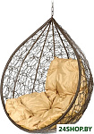Картинка Кресло подвесное BiGarden Tropica Brown BS (без стойки, бежевая подушка)