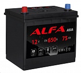 Картинка Автомобильный аккумулятор ALFA Asia JL 650A (75 А·ч)