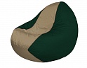 Бескаркасное кресло Flagman Classic К2.1-216 (темно-бежевый/темно-зеленый)