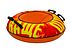 Тюбинг-ватрушка Тяни-Толкай Flame Led 107 см (оксфорд, Норм)