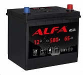 Картинка Автомобильный аккумулятор ALFA Asia JR 600A (65 А·ч)