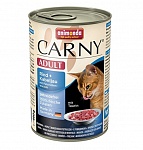 Картинка Консервированный корм для кошек Animonda Carny Adult с говядиной, треской и петрушкой (0,4