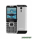 Картинка Мобильный телефон Maxvi X10 (серебристый)