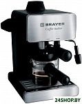 Картинка Рожковая бойлерная кофеварка Brayer BR1103