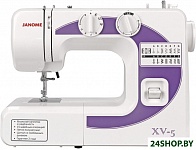 Картинка Швейная машина JANOME XV-5 (бело-фиолетовый)