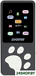 Картинка MP3 плеер Digma S4 8GB (серый/серебристый)