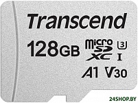 Картинка Карта памяти Transcend microSDXC 300S 128GB