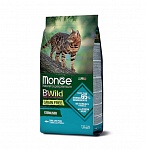 Картинка Сухой корм для кошек Monge BWild Cat Grain Free Sterilised Tuna (1,5 кг)