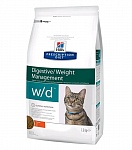 Картинка Сухой корм для кошек Hill's Prescription Diet Feline w/d (1,5 кг)