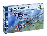 Картинка Сборная модель Italeri Истребитель S.E.5a и Albatros D.III (1:72) (1374)