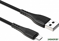 BX37 USB Type-A MicroUSB (1 м, черный)