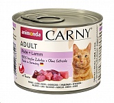 Картинка Консервированный корм для кошек Animonda Carny Adult с индейкой и ягненком 200 г
