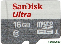 Картинка Карта памяти SanDisk Ultra microSDHC Class 10 UHS-I 16GB