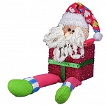 Картинка 3D-фигура Зимнее волшебство Дед Мороз-подарок 811771
