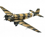 Картинка Сборная модель Revell Немецкий самолет Junkers Ju52/3m Transport (1:48) (03918)