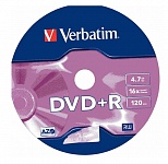 Картинка Диск Verbatim DVD+R 4,7 Gb 16x (1 шт.)