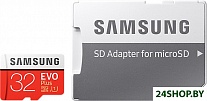 Картинка Карта памяти Samsung EVO+ microSDHC 32GB + адаптер [MB-MC32GA]