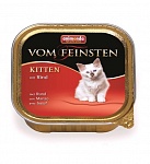 Картинка Консервированный корм для кошек Animonda Vom Feinsten Kitten с говядиной (0,1 кг)