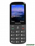 Картинка Кнопочный телефон PHILIPS Xenium E227 (темно-серый)