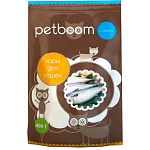 Картинка Сухой корм для кошек PetBoom Для взрослых кошек с рыбой (10 кг)