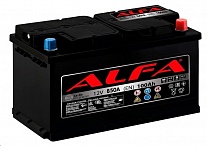 Картинка Автомобильный аккумулятор ALFA Hybrid 100 R (100 А·ч)
