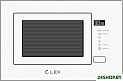 Микроволновая печь LEX Bimo 20.01 (белый)
