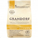 Картинка Сухой корм для кошек Grandorf Living Probiotics Adult Sterilized 4 Meat and Brown Rice (0,4